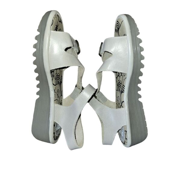 Fly London Women's ELIT141FLY Open Toe Sandals Grey/Taupe 8 8.5 39 - Picture 5 of 14